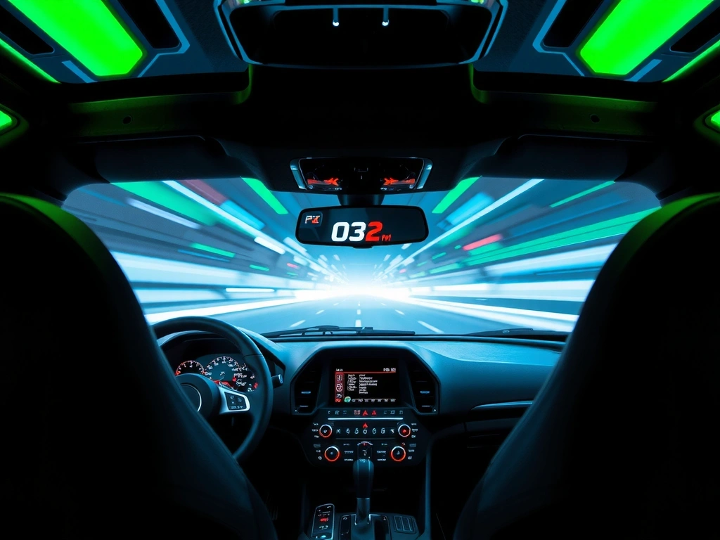 Neon Racer HUD
